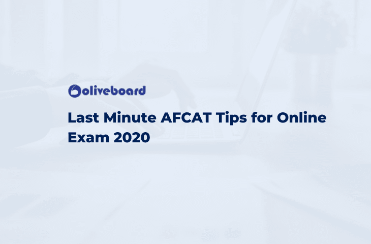 Last minute tips for AFCAT 2020