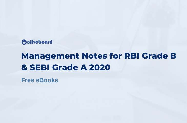 Management Notes for Rbi Grade B