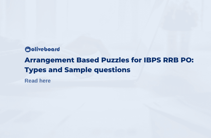 Puzzles for IBPS RRB exams