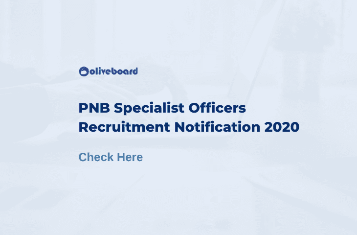 PNB SO Recruitment Notification 2020