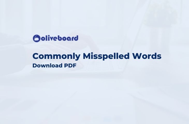 Commonly Misspelled Words