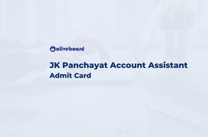 JK Panchayat Account Assistant Admit Card