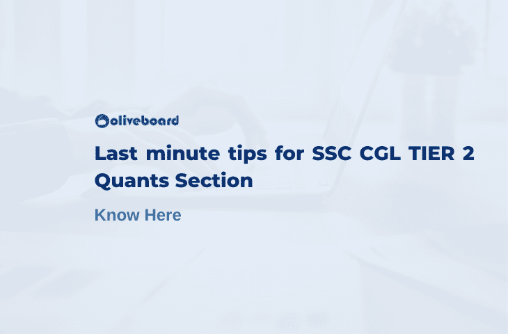 Last minute tips for SSC CGL Tier 2 Quants