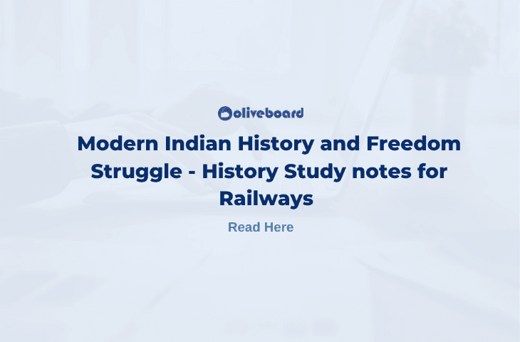 Modern Indian History for RRB