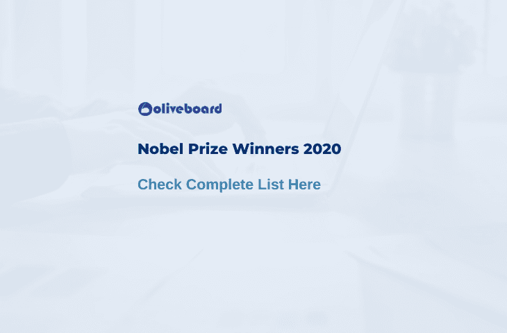 Nobel Prize Winners 2020