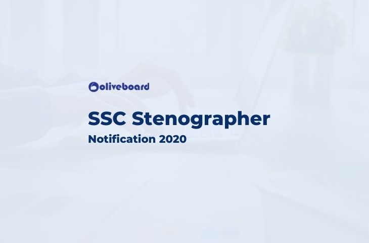 SSC Stenographer Notification 2020