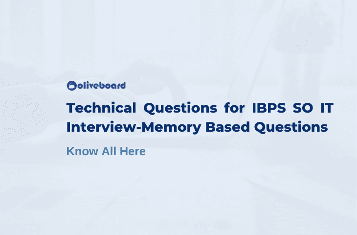 Technical Questions for IBPS SO IT