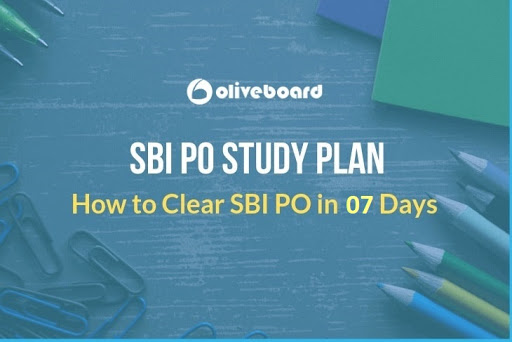SBI PO Study Plan
