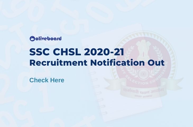 SSC CHSL 2020 Recruitment Notification