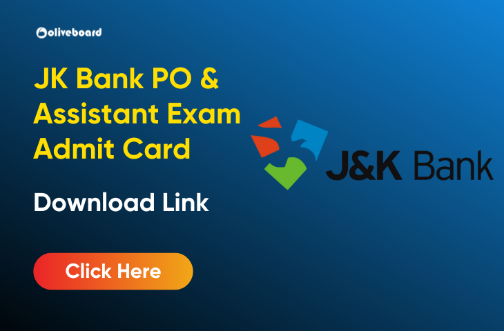JK Bank PO & Assistant Exam Admit Card