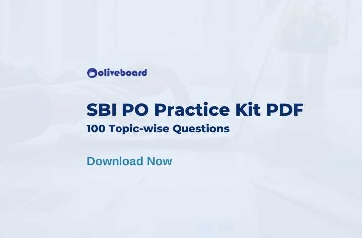 SBI PO Practice Kit PDF