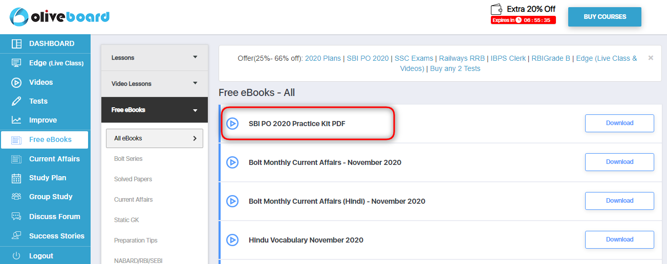 SBI PO Practice Kit PDF