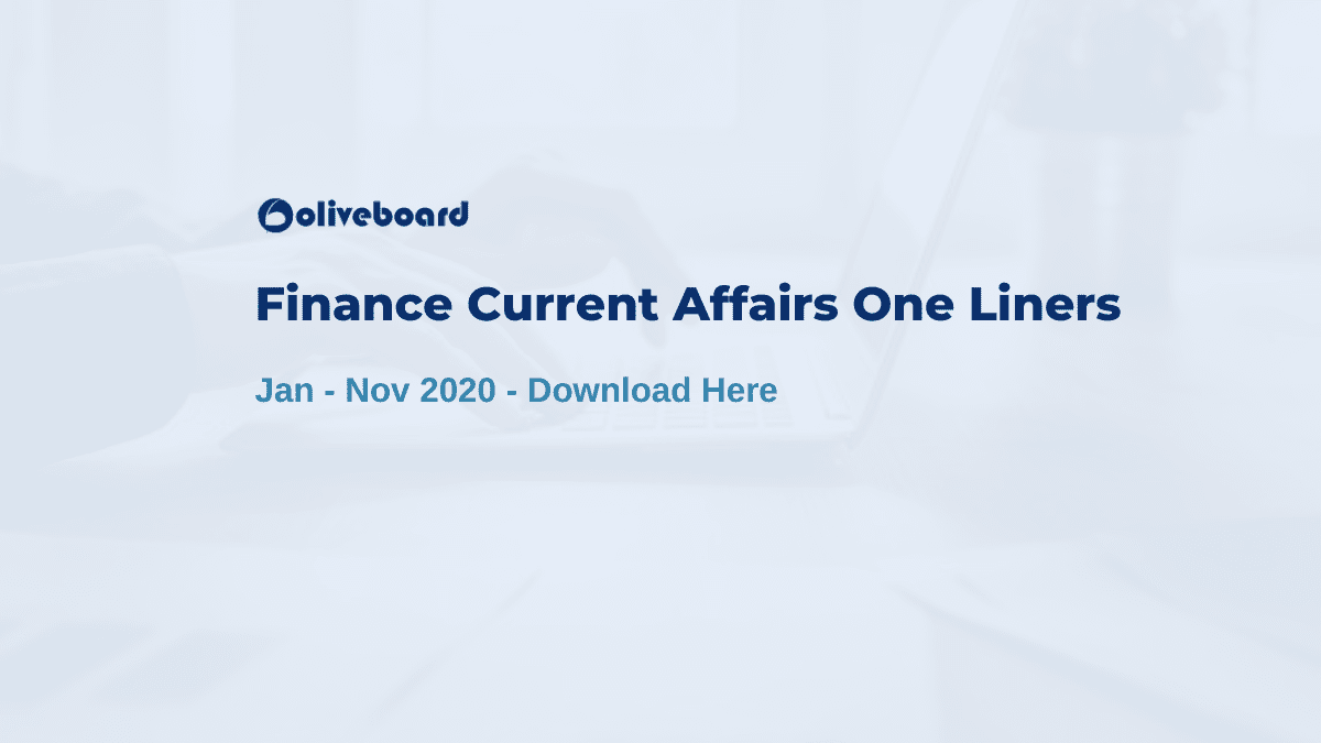 Finance Current Affairs