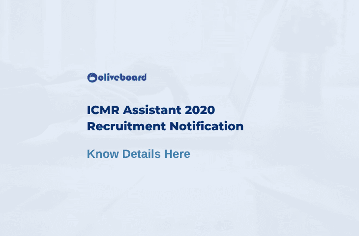 ICMR Assistant Recruitment