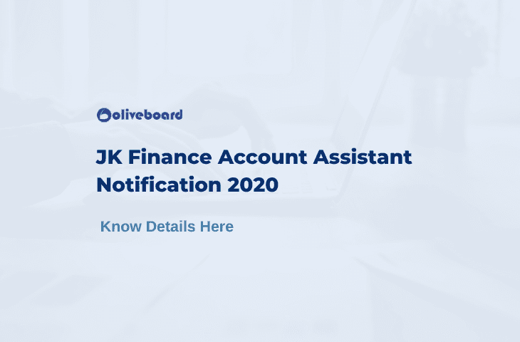 JKSSB Finance Account Assistant Notification