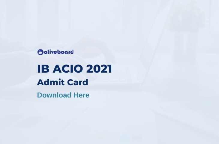 ib acio admit card