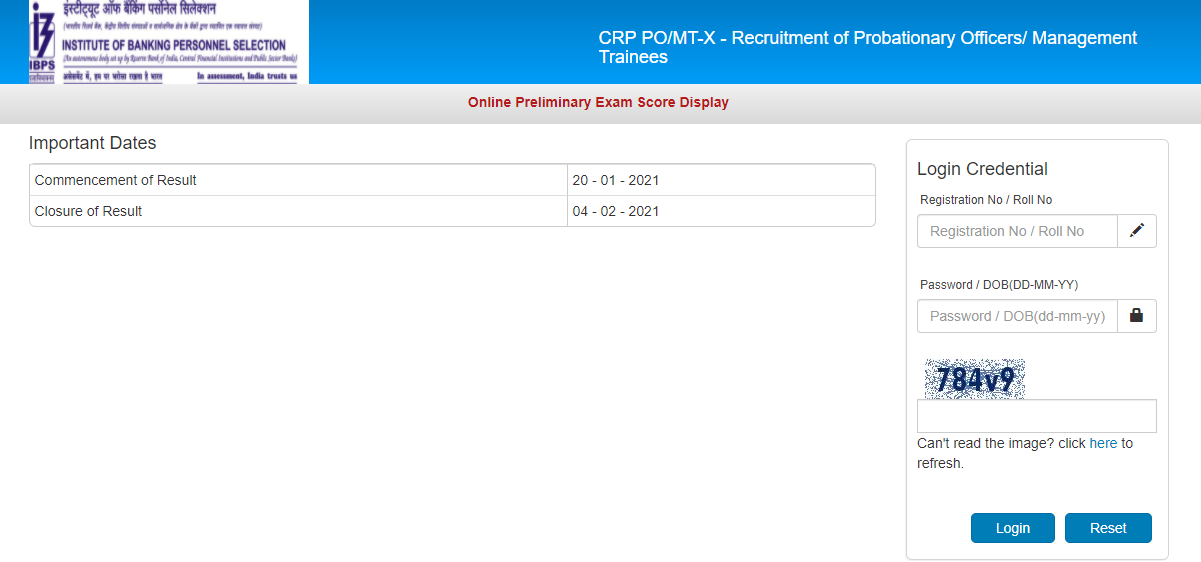 IBPS PO Result