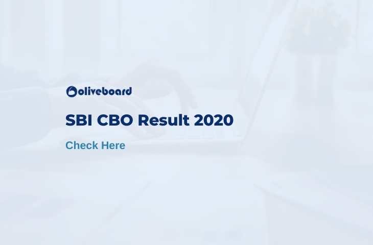 sbi cbo result