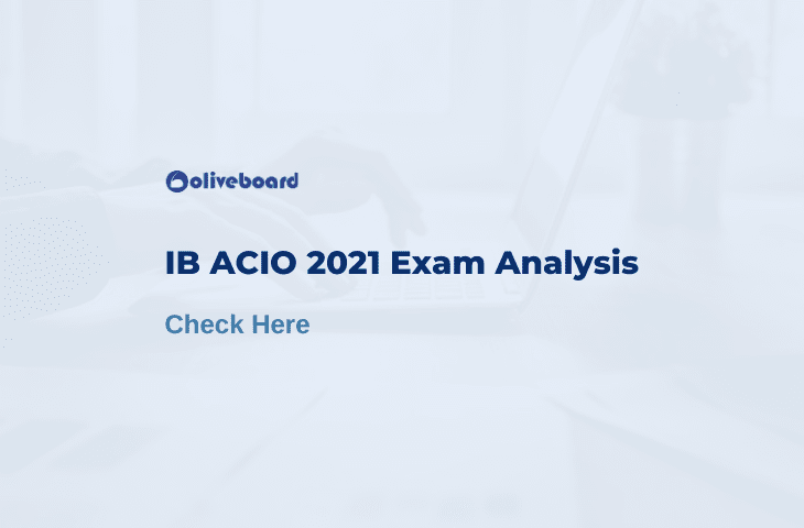 IB ACIO Exam Analysis