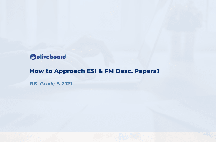 ESI & FM Descriptive Papers of RBI Grade B