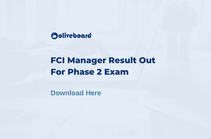 FCI Manager Result