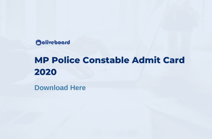 MP Police Constable Admit Card