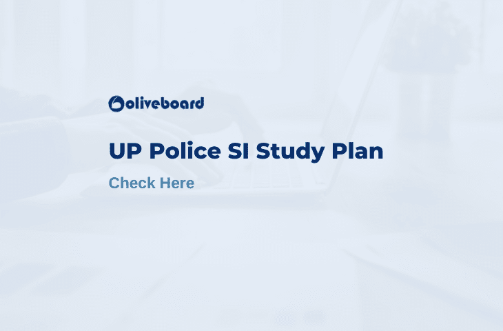 UP Police SI Study Plan