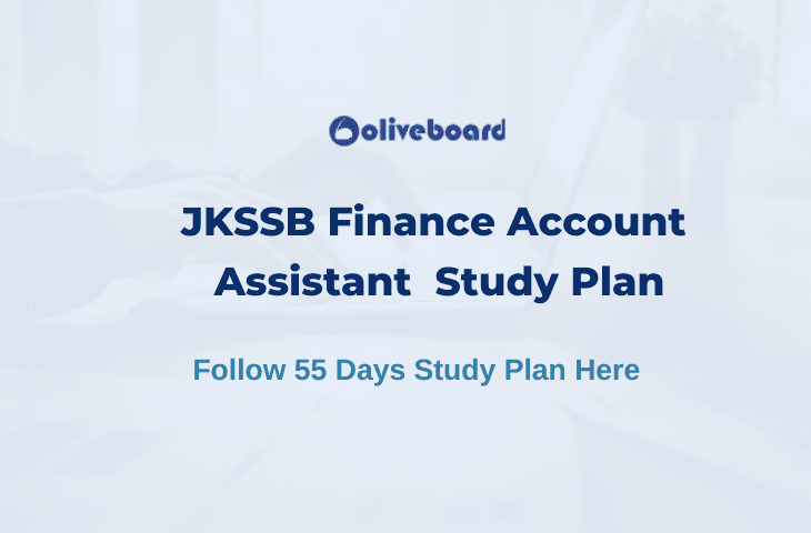 JKSSB Finance Account Assistant Study Plan