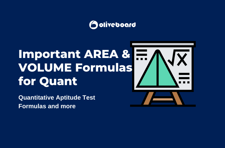 Important AREA & VOLUME Formulas for Quant