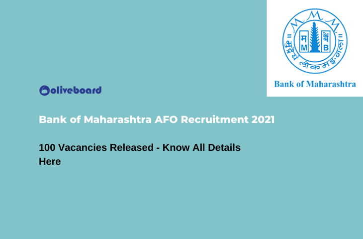 Bank of Maharashtra AFO Recruitment