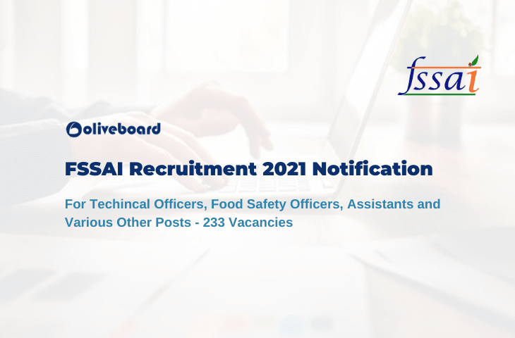 FSSAI Recruitment 2021 Notification