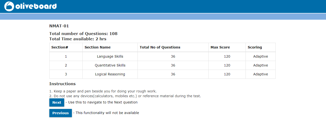 Adaptive NMAT Mocks