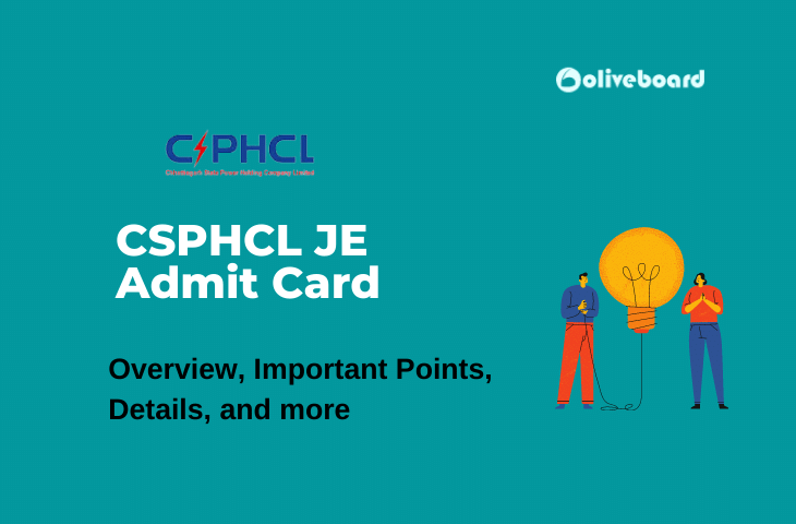 CSPHCL JE Admit Card