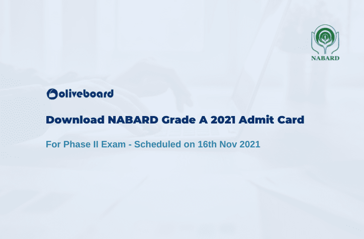 NABARD Grade A Admit Card