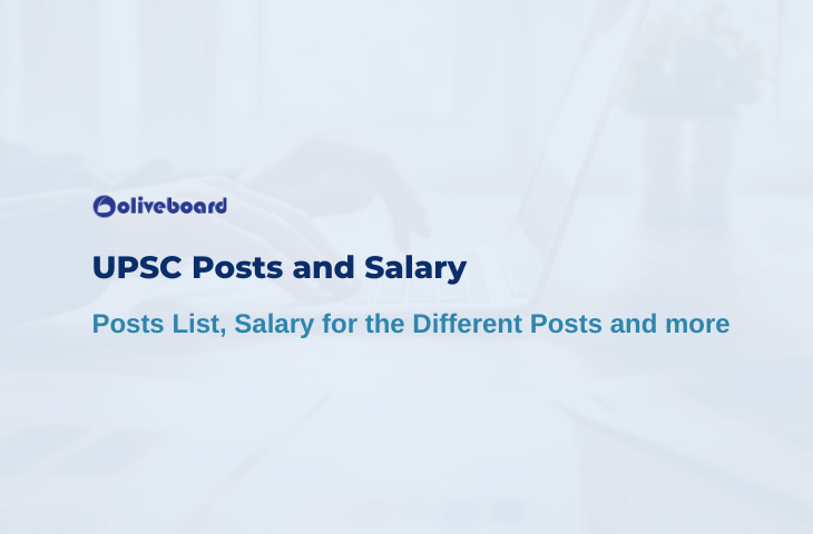 UPSC Posts and Salary