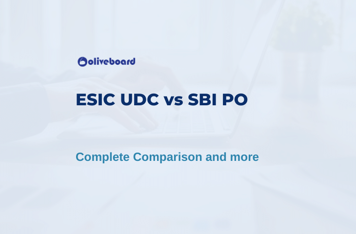 ESIC UDC vs SBI PO