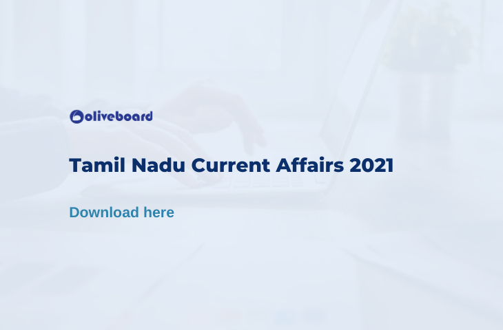 Tamil Nadu Current Affairs 2021