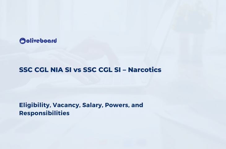 SSC CGL NIA SI vs SSC CGL SI – Narcotics