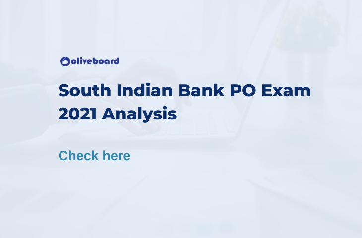 South Indian Bank PO Exam 2021 Analysis