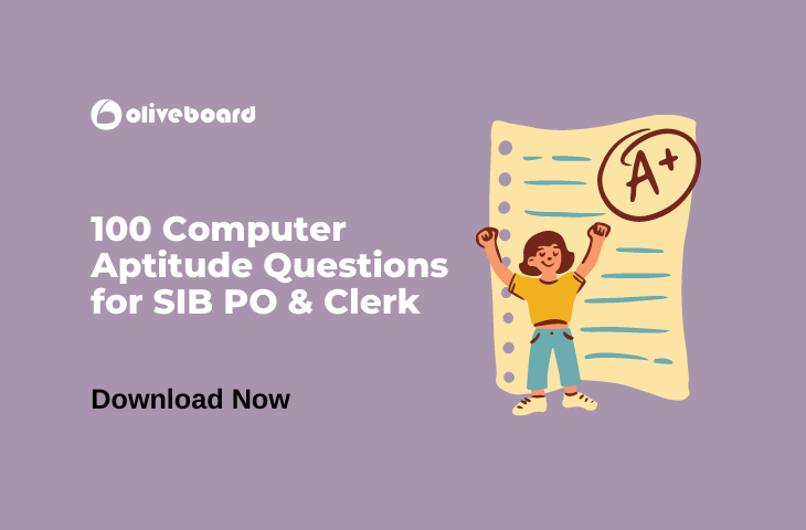 100 Practice Questions for South Indian Bank PO and Clerk Exam- Computer Aptitude
