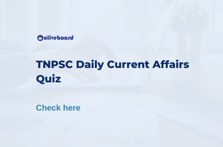 TNPSC Daily Current Affairs Quiz