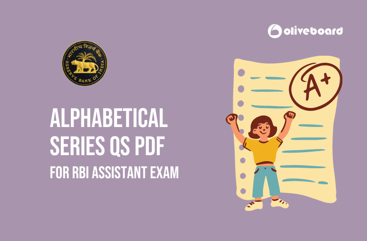 Alphabetical Series Questions For RBI Assistant Exam