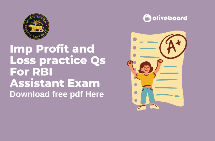 profit and loss questions for rbi assistant