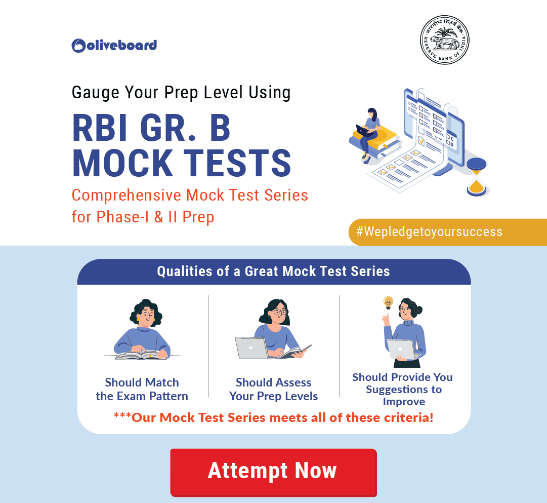 RBI Grade B Mock Test Series Oliveboard
