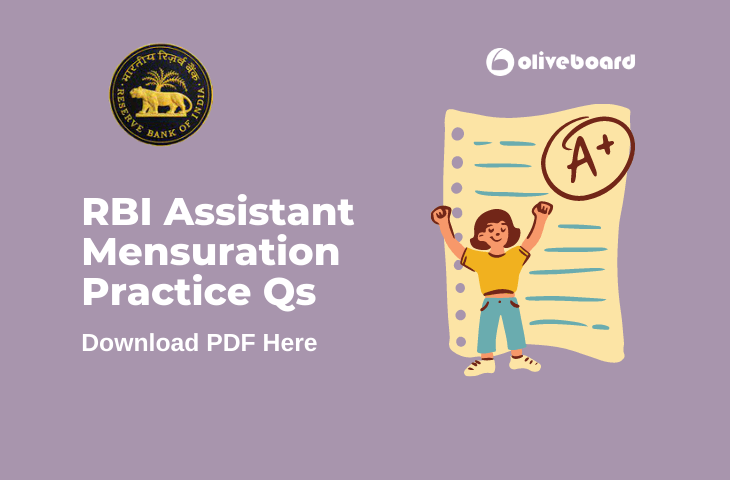 Mensuration Practice Questions For RBI Assistant Exam