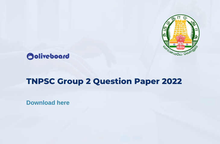 TNPSC Group 2 Question Paper 2022