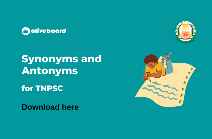 Synonyms and Antonyms for TNPSC