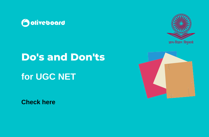 Do's and Don'ts for UGC NET 2022