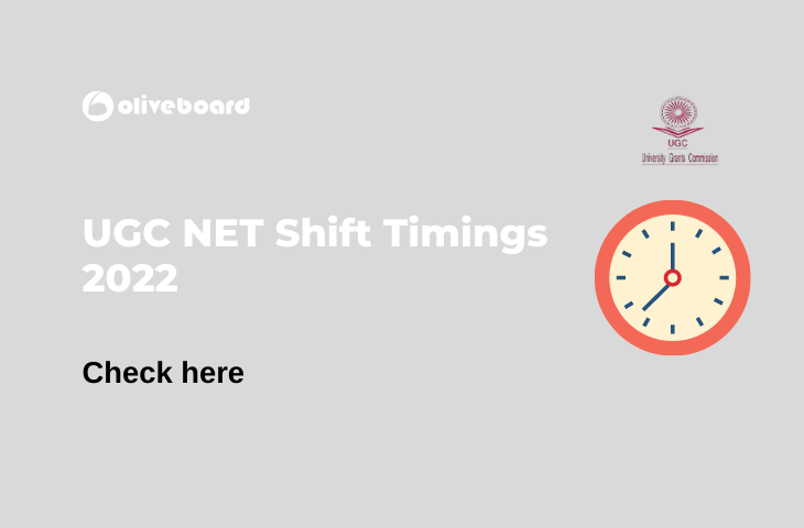 UGC NET Shift Timings 2022