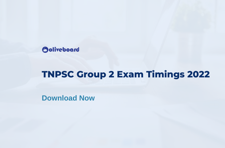 TNPSC Group 2 Exam Timings